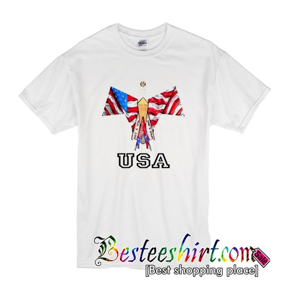 America Eagle USA Flag T-Shirt