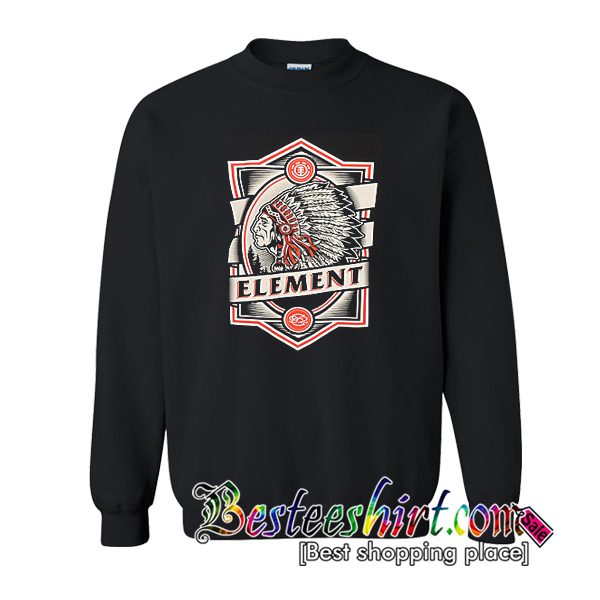 Element Chief Black Sweatshirt