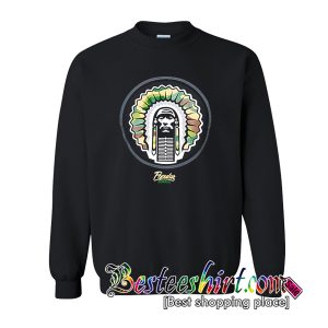 Popular Demand Circle Chief Black Sweatshirt