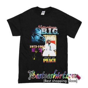 Notorious BIG 1972 1997 RIP T Shirt