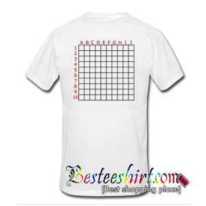 Scratch Grid T Shirt Back