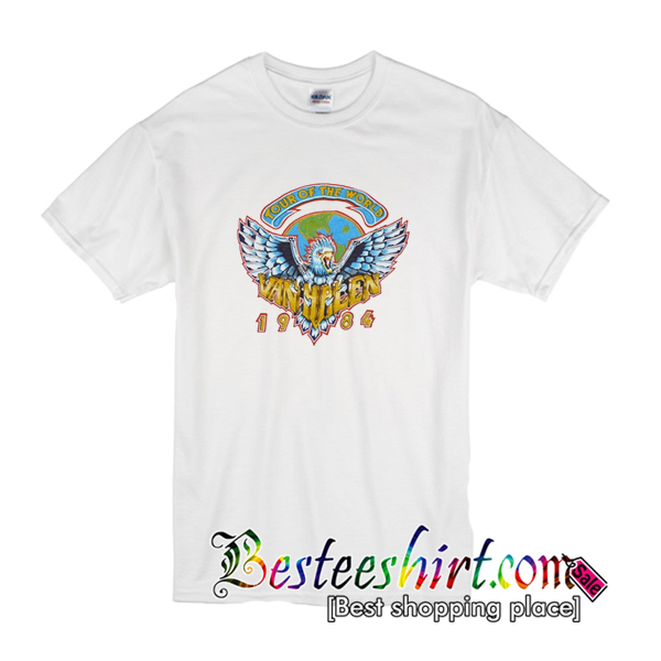 Tour World Van Halen 1984 T Shirt