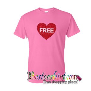 Heart Love Free T Shirt