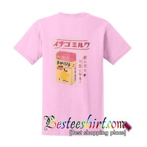 Strawberry Ichigo Milk Light Pink T shirt