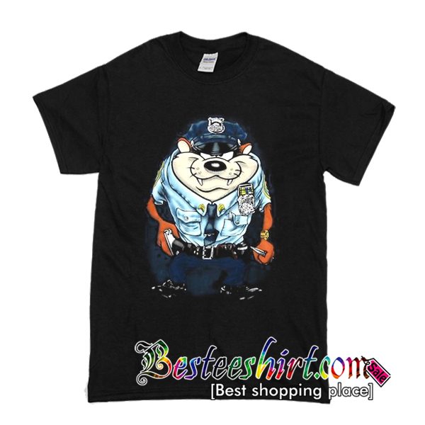 Tasmanian Devil Police T-Shirt