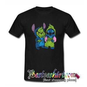 Baby Grinch And Stitch T Shirt