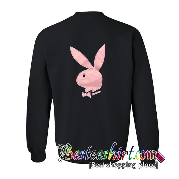 Playboy Logo Pink Sweatshirt Back