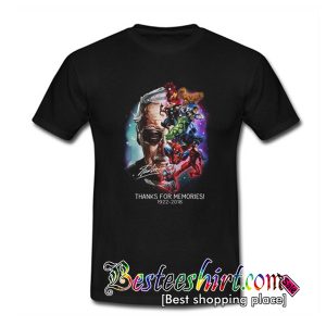 Stan Lee and Marvel Super Heroes T Shirt