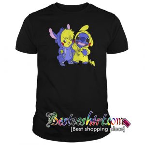 Pokemon and Stitch T Shirt RK