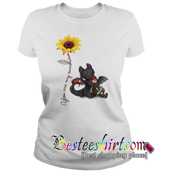 Toothless and hiccup Dragon you are my sunshine T Shirt RK07