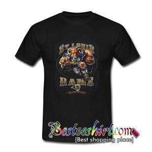 NFL Los Angeles Rams Running Black T Shirt (BSM)