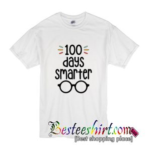 100 Days Smarter 100 Days of School T Shirt (BSM)