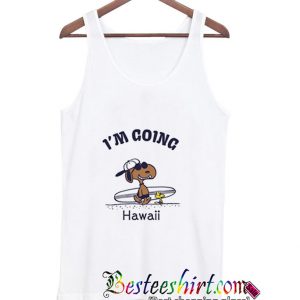 Snoopy I'm Going Hawaii Tanktop (BSM)