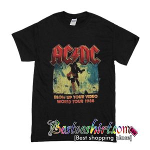 AC DC world tour 1988 T Shirt (BSM)