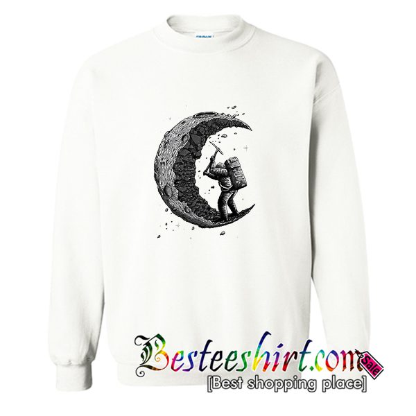 Cotton Digging The Moon Sweatshirt (BSM)