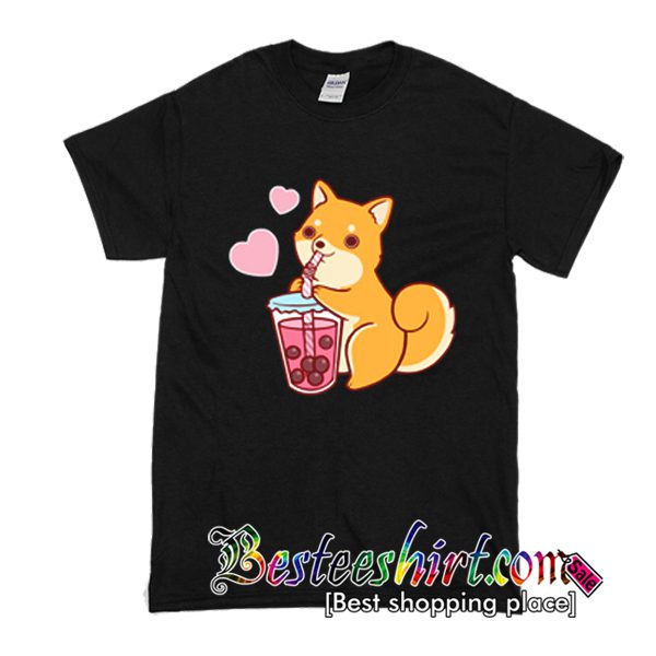 Bubble Tea Shiba T Shirt (BSM)