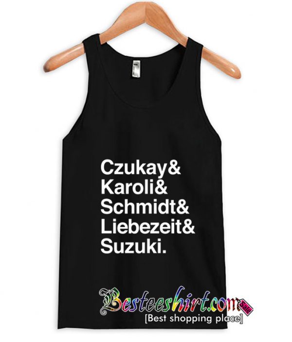 CAN Krautrock Names List Design Tanktop (BSM)