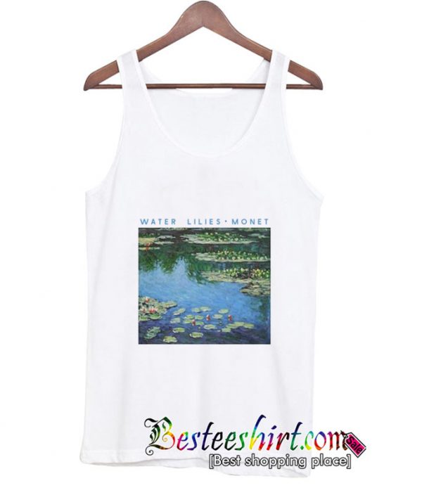 Claude Monet Painting Water Lilies Tanktop (BSM)