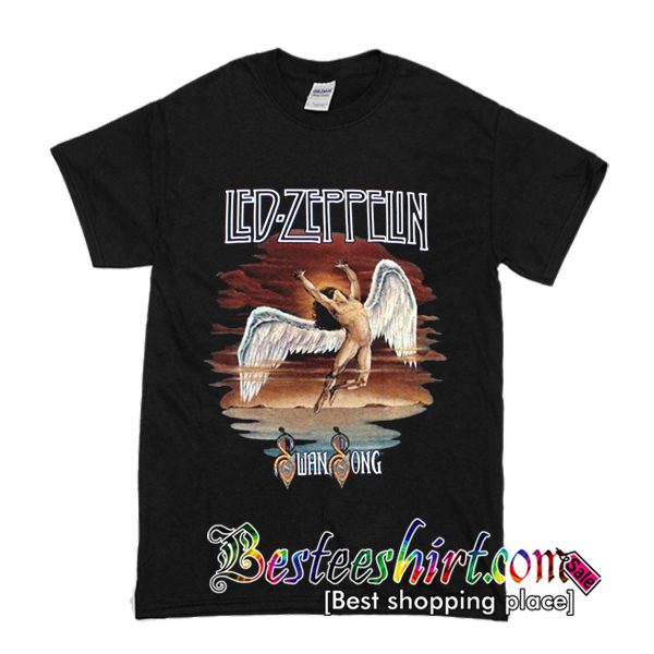 Led Zeppelin Swan Song 1973 Tour T Shirt (BSM)