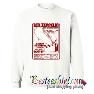 Led Zeppelin Tampa Stadium Tour 1973 Sweatshirt (BSM)