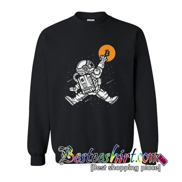 Bitcoin to The Moon Spaceman Sweatshirt (BSM)