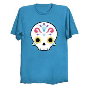 Sugar skull flower T Shirt (BSM)