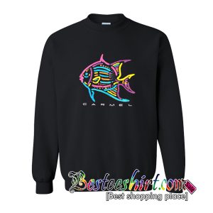 Caramel Neon Fish Sweatshirt (BSM)