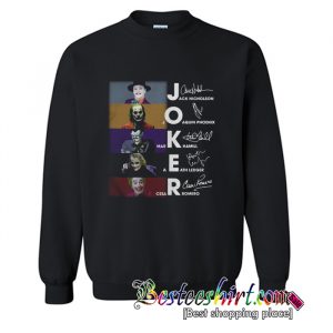 JOKER Crossword Halloween Sweatshirt (BSM)