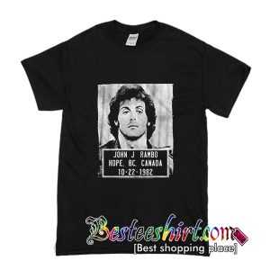 John JRambo Mugshot T Shirt (BSM)