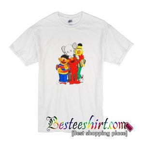 Kaws x Sesame Street Elmo Bert and Ernie T Shirt (BSM)