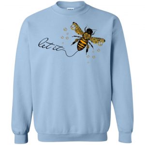 Let It Bee Free White Sweatshirt (BSM)