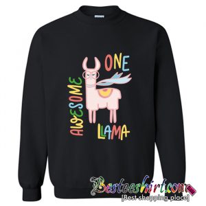 One Awesome Llama Sweatshirt (BSM)