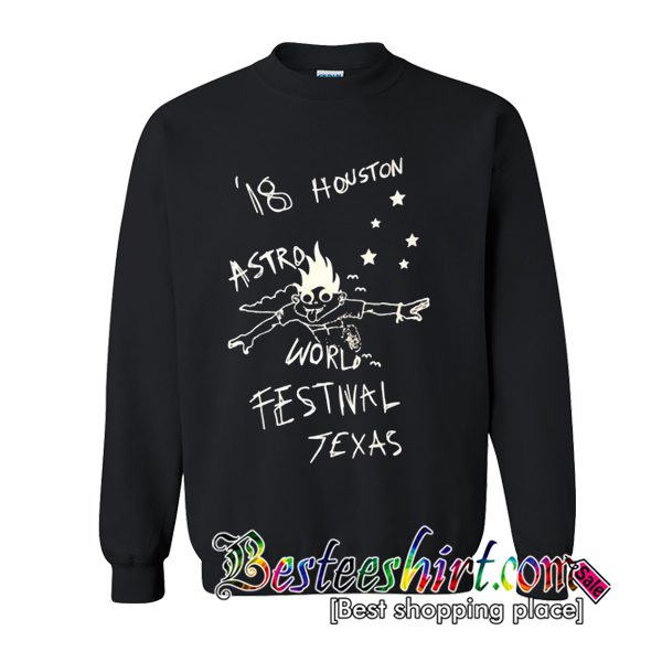 Travis Scott Look Mom I Can Fly Festival Sweatshirt (BSM)