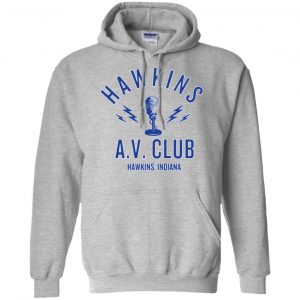AV Club Hawkins Stranger Things Pullover Hoodie (BSM)