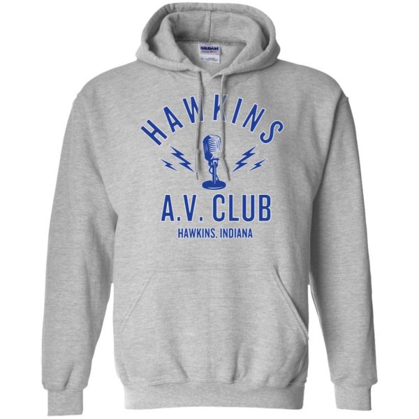 AV Club Hawkins Stranger Things Pullover Hoodie (BSM)
