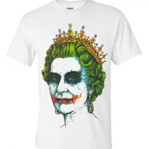 BANKSY QUEEN JOKER T Shirt (BSM)