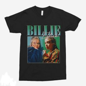 Billie Eilish 90s Vintage Black T-Shirt (BSM)