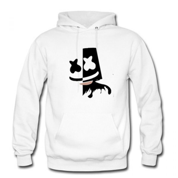 Black and White Marshmello Hoodie (BSM)