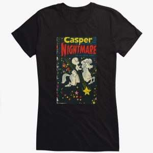 Casper The Friendly Ghost Nightmare Comic Cover Girls T Shirt (BSM)