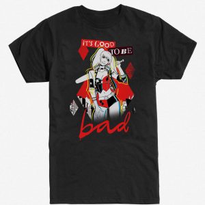 Comics Harley Quinn Good To Be Bad T Shirt (BSM)