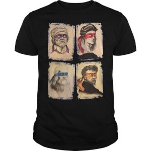 Donatello, Raphael, Leonardo And Michelangelo T-Shirt (BSM)