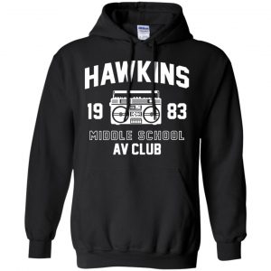 Hawkins AV Club Stranger Things Pullover Hoodie (BSM)