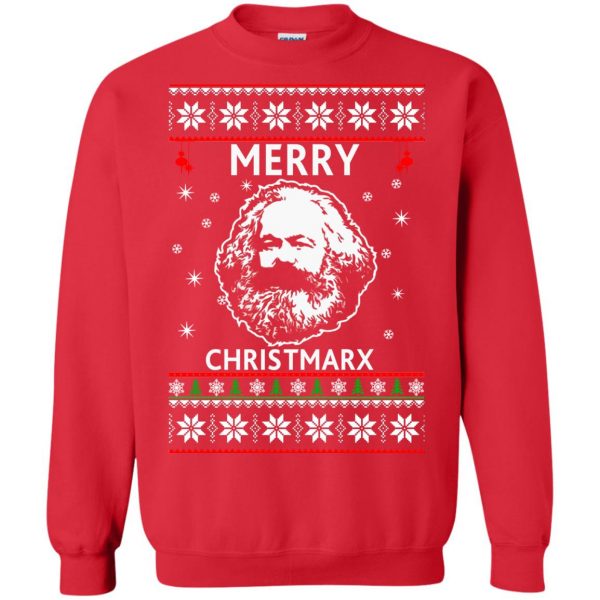 Karl Marx Merry ChristMarx Sweatshirt (BSM)