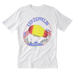 Led Zeppelin Vintage Shirt 1975 North American Tour T Shirt (BSM)