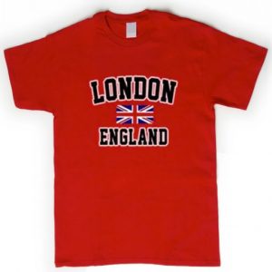 London England Flag Red T-Shirt (BSM)