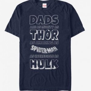 Marvel Father’s Day Avengers Dad Traits T-Shirt (BSM)