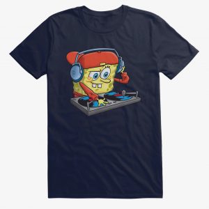 SpongeBob SquarePants DJ Sponge Turntable T Shirt (BSM)