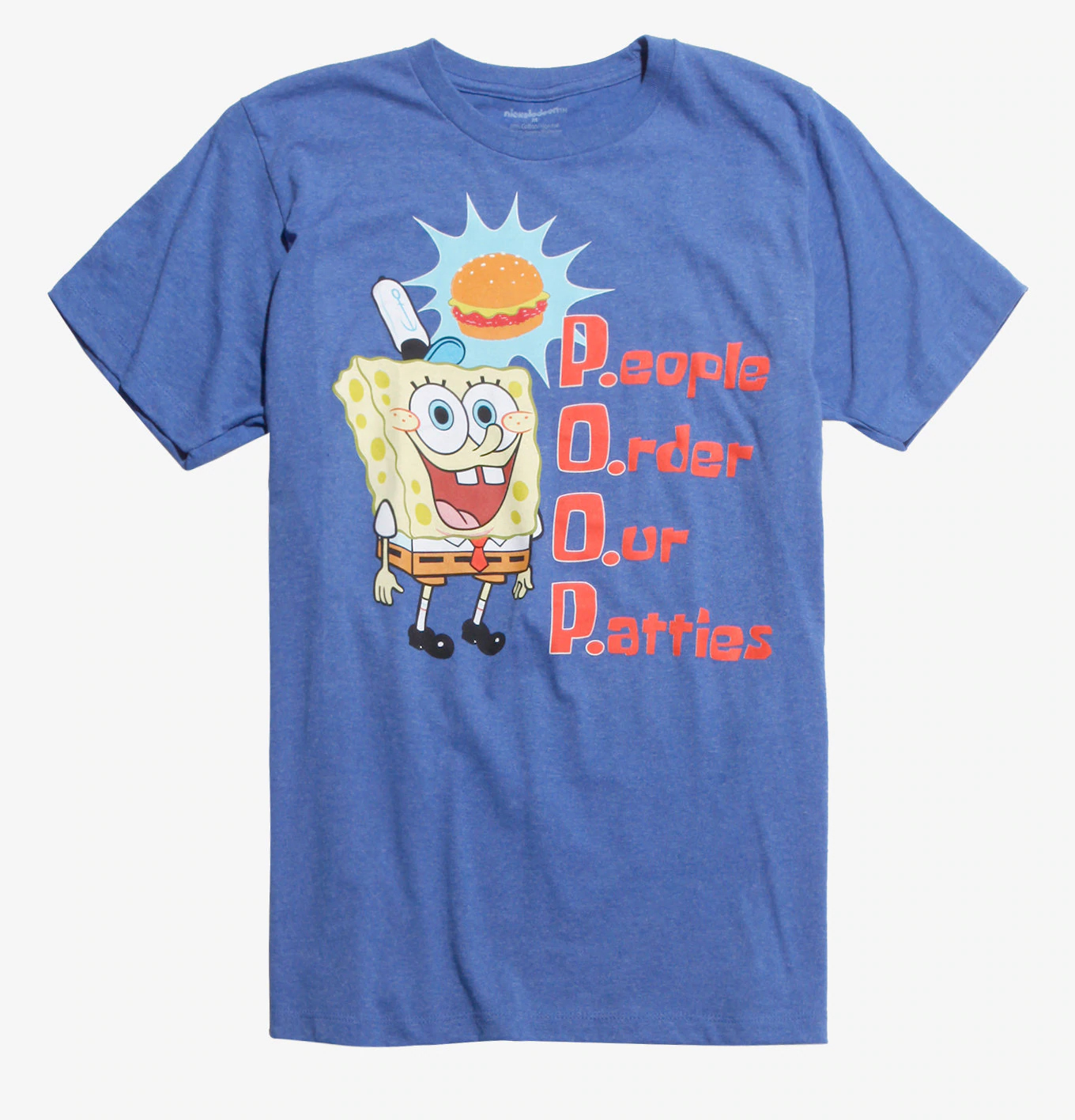 SpongeBob SquarePants P O O P T Shirt (BSM)