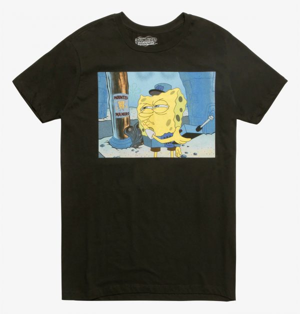 SpongeBob SquarePants Wanted Maniac T Shirt (BSM)