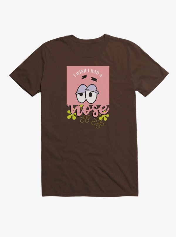 Spongebob Squarepants Patrick I Wish I Had A Nose T-Shirt (BSM)